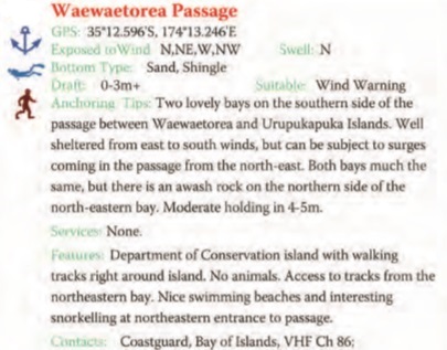 Waewaetora Passage Text